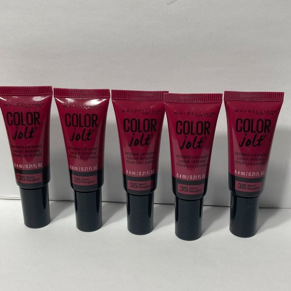 Maybelline Color Jolt Lip Paint Berry Naughty #35 - Picture 1 of 8